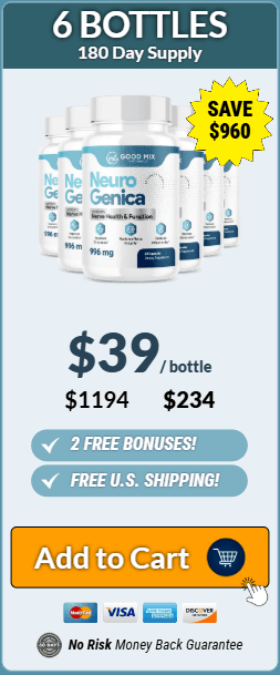 NeuroGenica 6 bottles